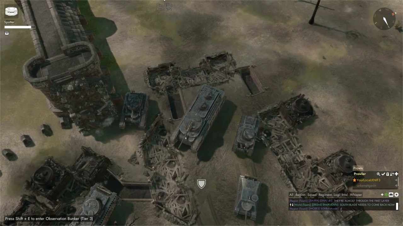 Foxhole Failed Warden Tank Push SHT Charlie WC 9