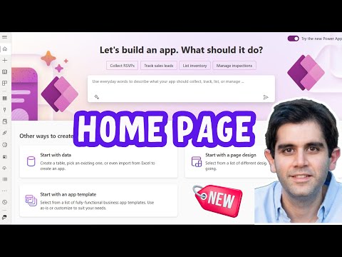 Introducing the New Power Apps Home Page 