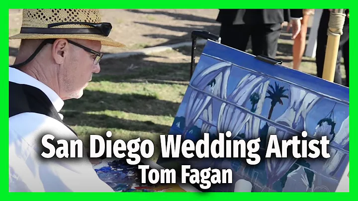 Live Event Artist, Tom Fagan, on San Diego Wedding...
