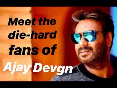 Ajay Devgans Craziest Fan Gets His Face Haircut  Watch Video  YouTube