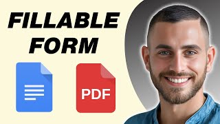 How To Create A Fillable PDF Form In Google Docs | Updated Easy Way