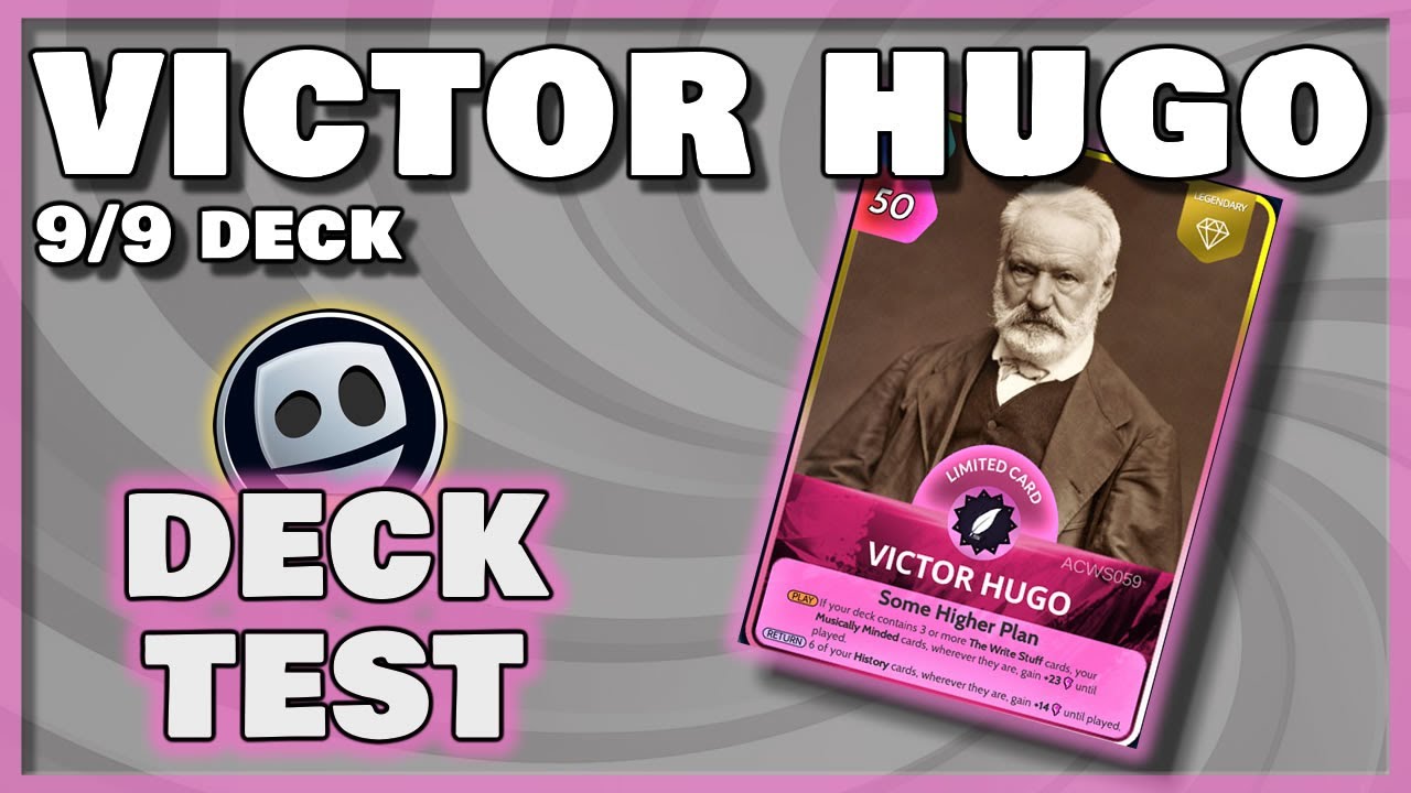 Victor Hugo New Card Deck Build Test - Cards Universe & Everything ...