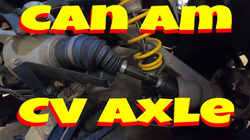 226 How to Quick Change Can Am Renegade CV Axle - Broknex