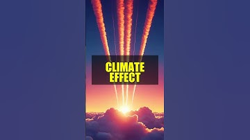 Why Do Airplanes Leave White Trails? ✈️ | The Science of Contrails & Their Climate Impact