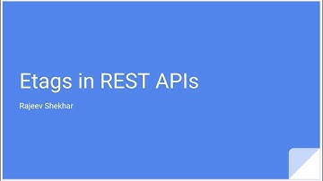 How to use Etags in Salesforce REST APIs / Conditional API requests to maximize performance