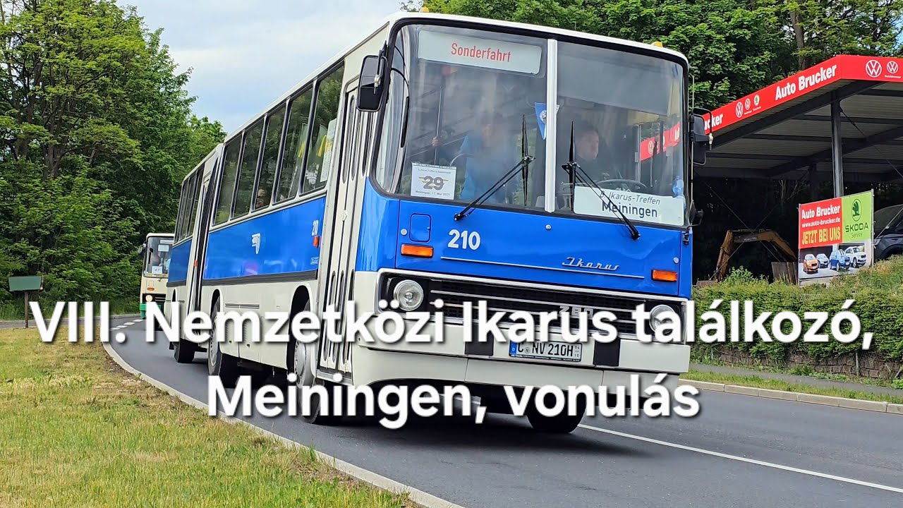 VIII. Nemzetközi Ikarus Találkozó, Vonulás