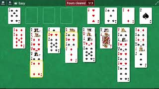 Microsoft Solitaire Event May 9 2025 – Challenge #5 | Easy FreeCell – Clear 3 Fours!