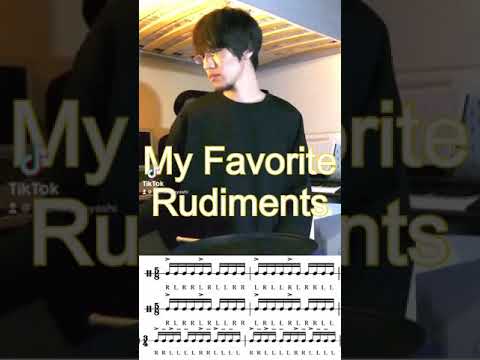 My Favorite Rudiments Drumming 1 #Short