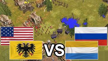 Keturboy and Baja Teacher playing a HIGH LEVEL 2v2! [Age of Empires 3: Definitive Edition]