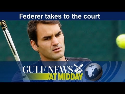 roger-federer-takes-to-the-wimbledon-court---gn-midday-monday-june-24-2013