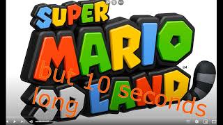 Super Mario 3D Land - first world theme but 10 seconds long