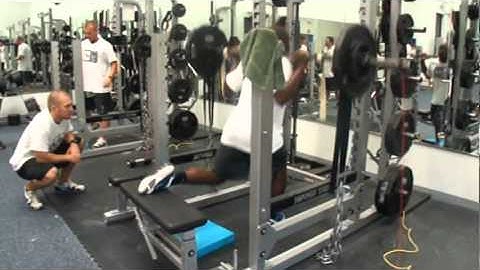 Rear Foot Elevated Split Squats with Chains