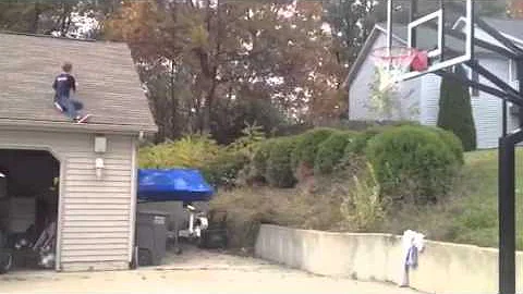 Nick Woolery Basketball Shot from Garage