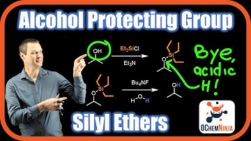 Protecting Groups for Alcohols: Silyl Ether On → TBAF Off (Mechanism + Worked Example)