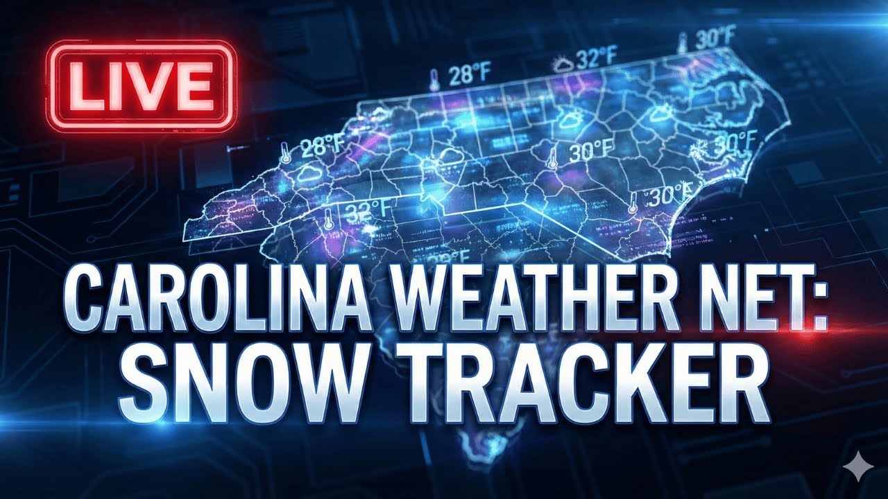 Snow storm weather forecast: Carolina Weather Net live