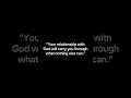 Nothing Carries You Like God Does