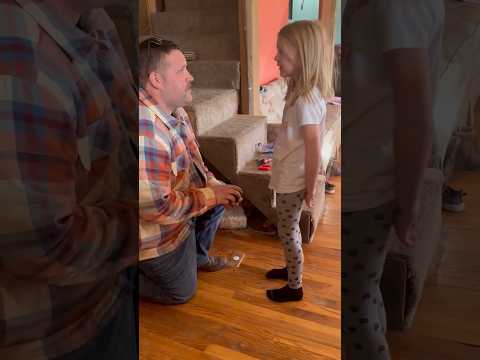 Dad asks question