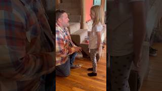 Dad asks question that changes his little girl’s life forever 🥹❤️