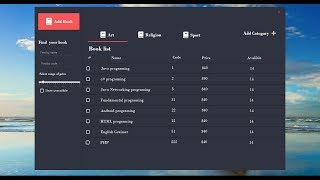 UI book Store Software Using JAVAFX.