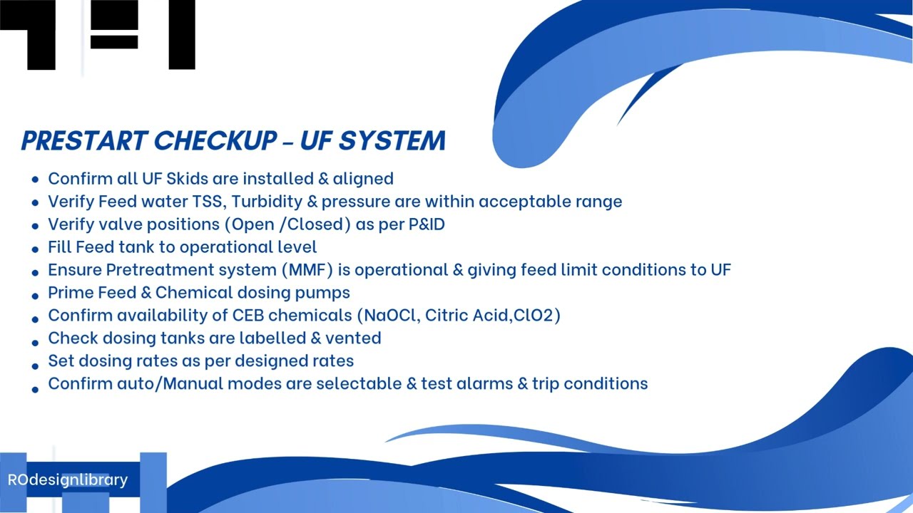 Operation & Maintenance (O&M) Training for Water Treatment Systems