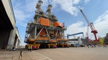 Delivering topside modules for an FPSO