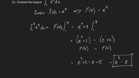 Fundamental Theorem of Calculus (Part 2) Examples