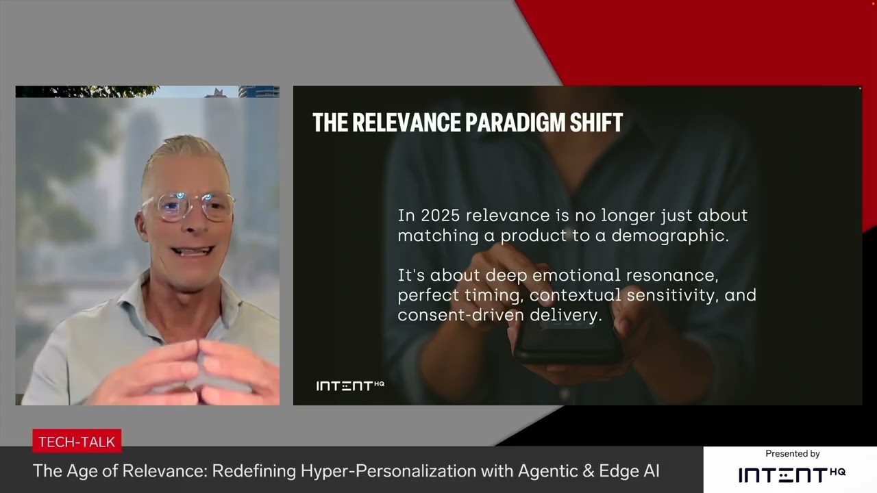 Tech-Talk: The Age of Relevance—Redefining Hyper-Personalization with Agentic & Edge AI