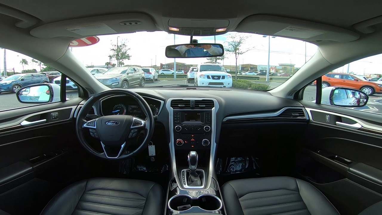 2016 Ford Fusion SE Interior - YouTube