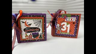 9-18-25  Halloween Sliding Mini Album with Peggy