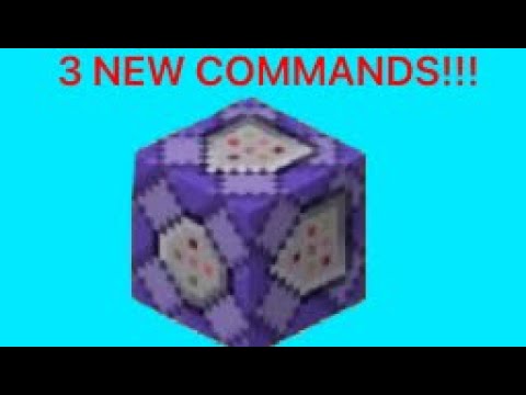 3 Cool Minecraft Commands To Have Fun With! - YouTube