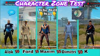 ALOK VS FORD VS MAXIM VS DIMITRI VS K ZONE TEST | FREE FIRE | para SAMSUNG,A3,A5,A6,A7,J2,J3,J5,J7