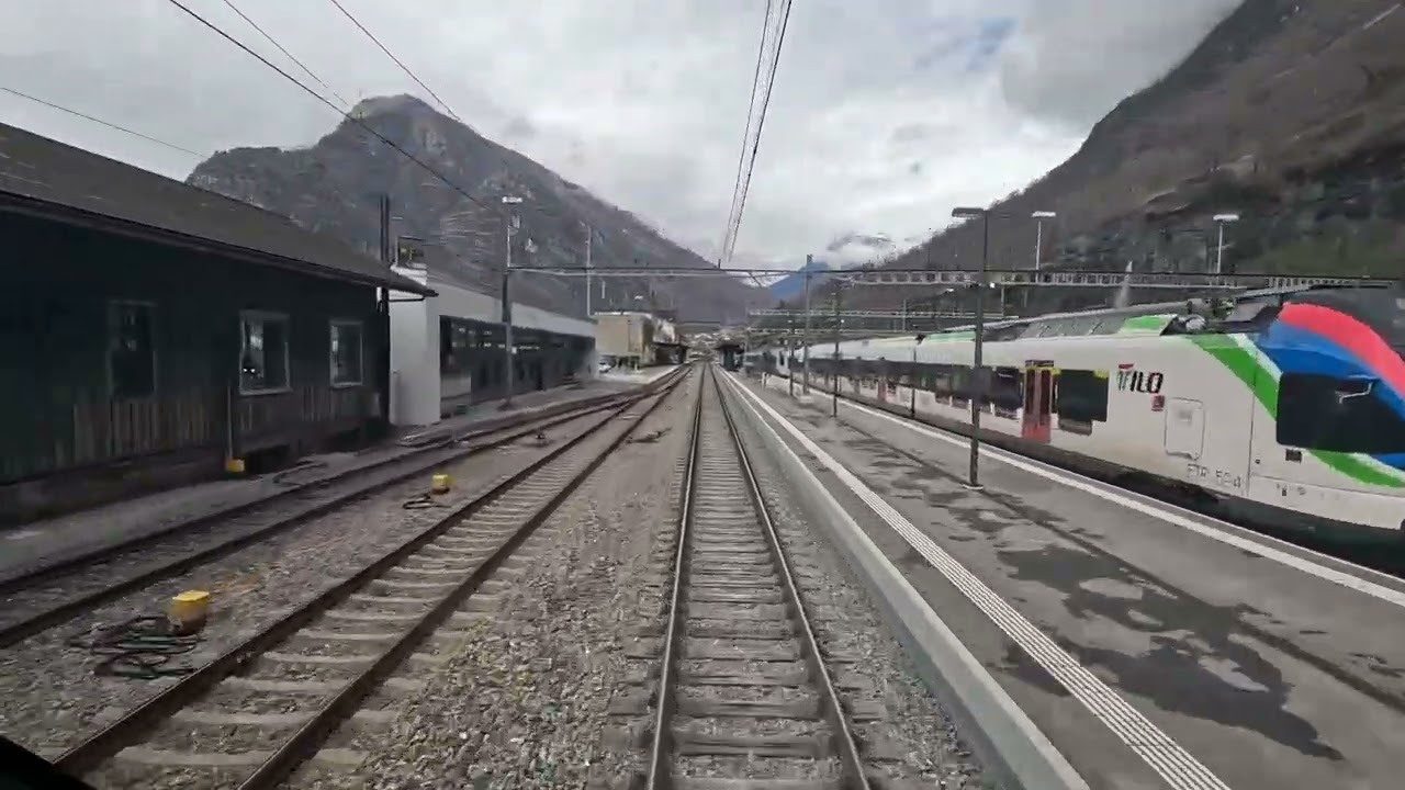 Führerstandsmitfahrt “Treno Gottardo” – Gotthard Panoramastrecke Bellinzona 🇨🇭 – Erstfeld 🇨🇭 [4K]