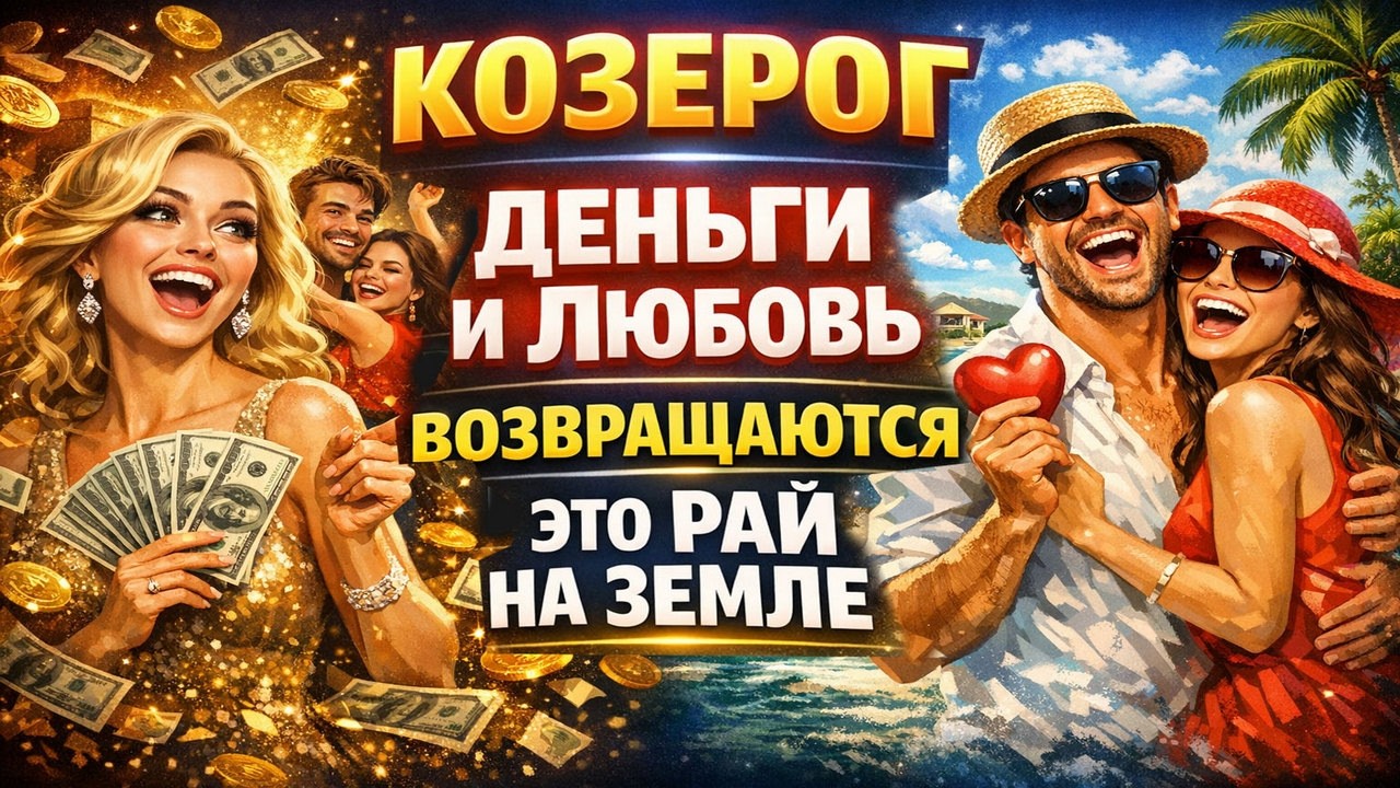 КОЗЕРОГ ПЕРЕЛОМ! Ад закрыт Новая благополучная Жизнь. Дверь в Деньги и ЛЮБОВЬ НАСТЕЖЬ