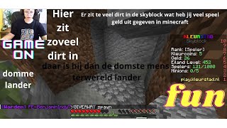 verder bouwen aan de fabriek in skyblock in de kleurstad server