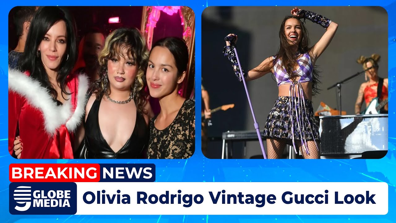Olivia Rodrigo Turns Heads in Vintage Gucci at Lily Allen’s London Christmas Party