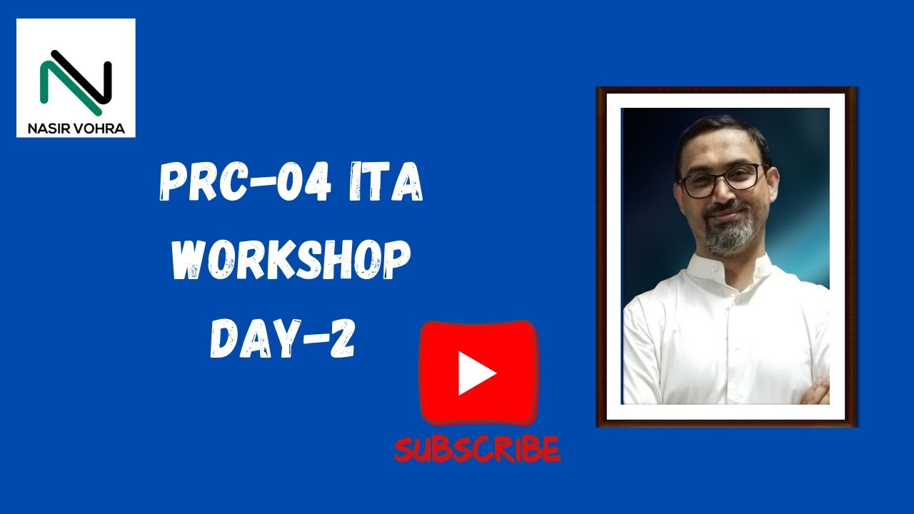 PRC 04 ITA WORKSHOP DAY 2 - YouTube