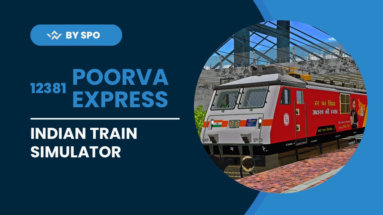 🔴 Chalo Aaj Poorva Express Mein Safar Karte Hain | Indian Train ...