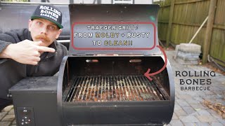 How I CLEAN a TRAEGER GRILL! Easy $