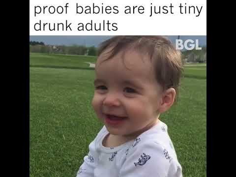 Babies are Drunk Adults
