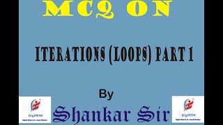 MCQ on loops part 1