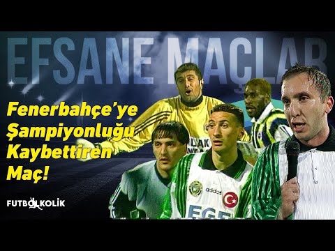 Kocaelispor - Fenerbahçe 1997 - 98 Sezonu | Fenerbahçe'ye Şampiyonluğu Kaybettiren Maç!