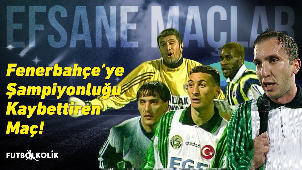 Kocaelispor - Fenerbahçe 1997 - 98 Sezonu | Fenerbahçe'ye Şampiyonluğu Kaybettiren Maç!