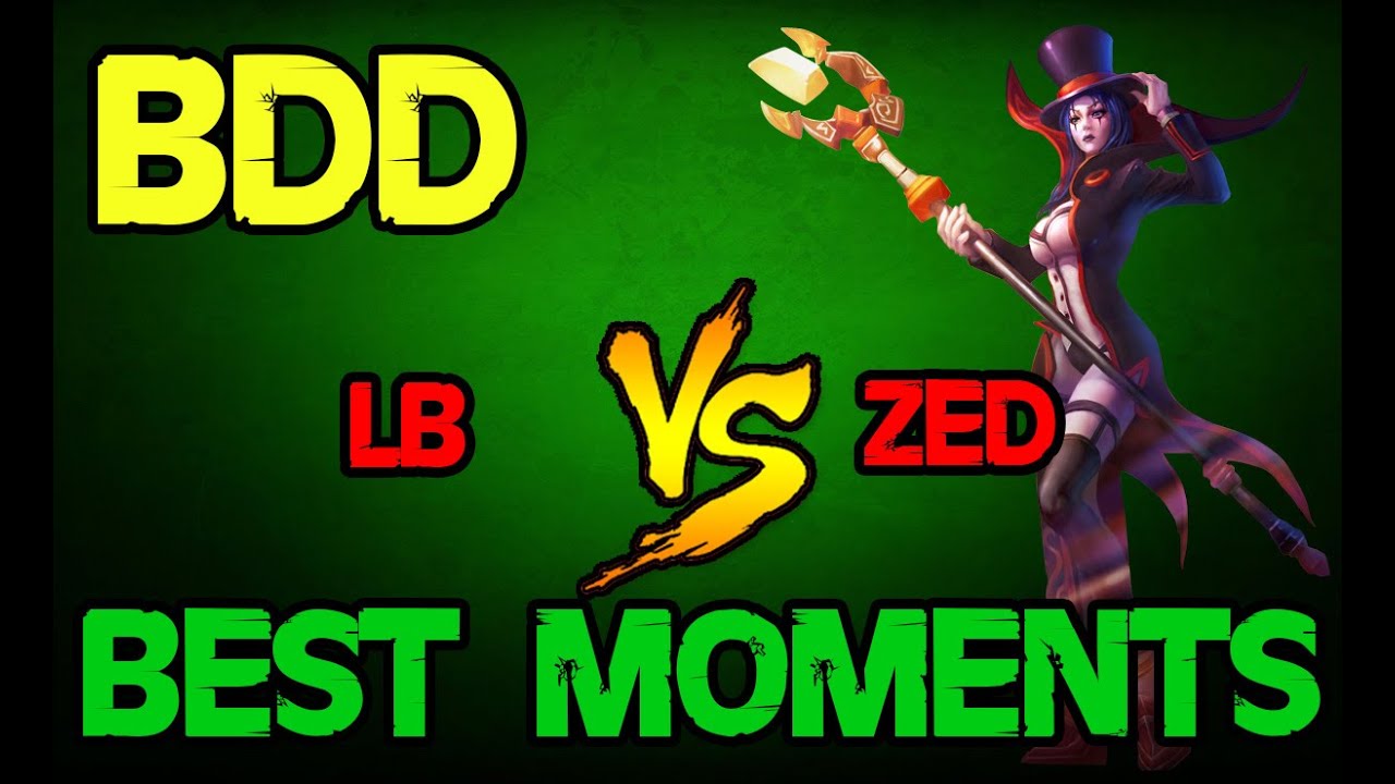 Bdd as LeBlanc vs Zed | BEST MOMENTS
