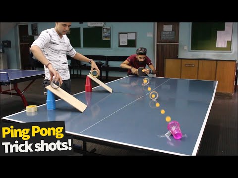 Think you have skills? These Ping Pong Trick Shots Are Unbelievable!