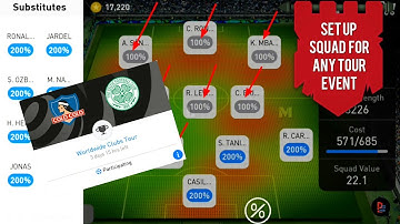 Trick to Set up Tour event Squad Easily & Perfectly to Gain more TP | PES 19 Mobile