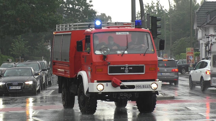 [Starkes Unwetter über Hamburg] RW 1 Freiwillige Feuerwehr Hamburg Oldenfelde