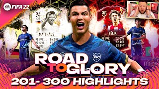 THE TOTS & ICON MOMENTS ERA!!! FIFA 22 Road to Glory 201-300 Best Bits!