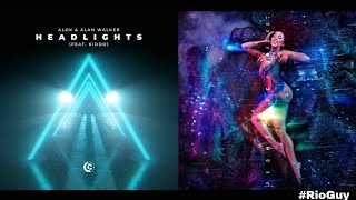 headlights ✘ WOMAN (walker #89072 mashup) Doja Cat, Alan Walker & Alok (ft. KIDDO)