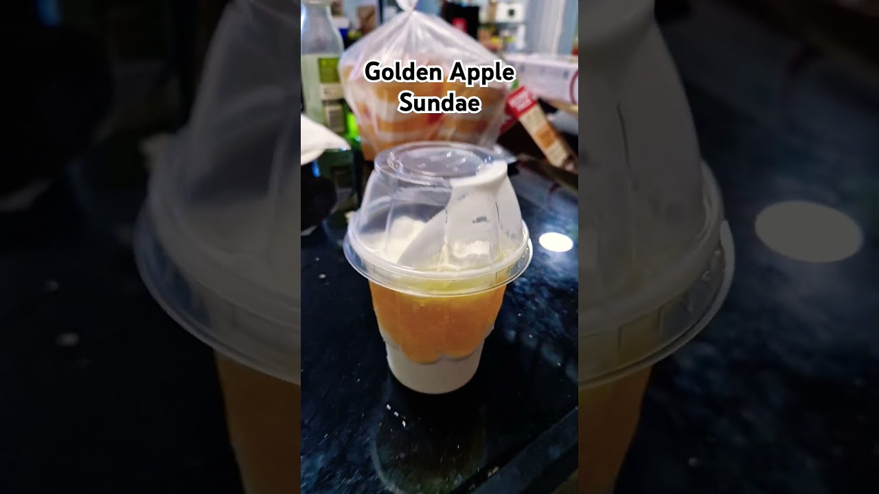 Golden Apple Sundae