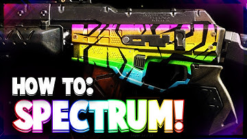 BLACK OPS 3: How To Make SPECTRUM CAMO - GHOSTS SPECTRUM CAMO SPEED ART (COD BO3 PAINT SHOP)